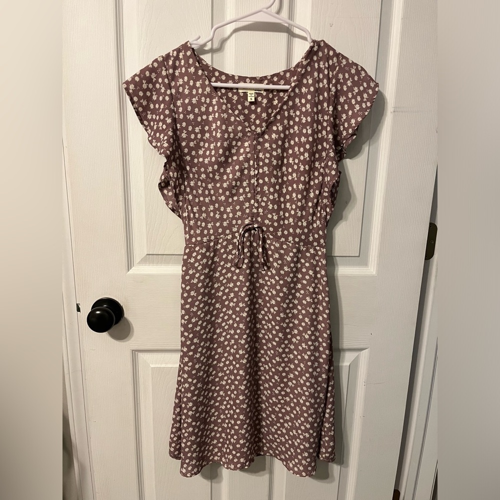Monteau purple floral dress